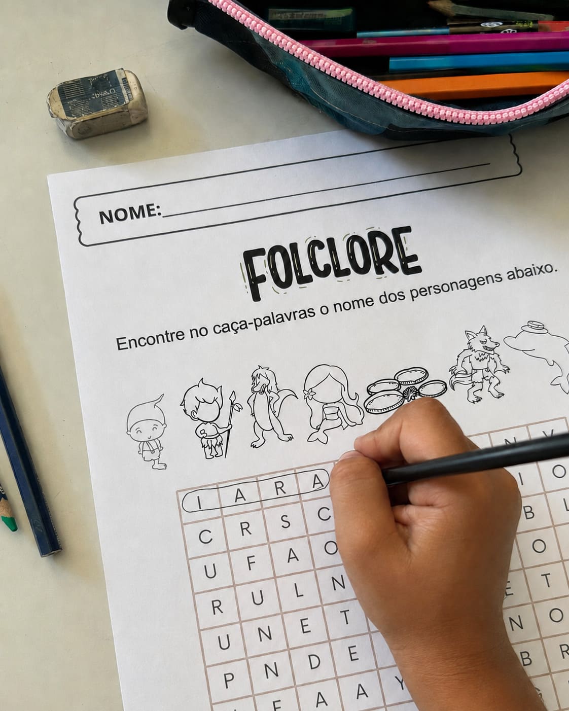 Caça-palavras do Folclore Brasileiro - imagem 1