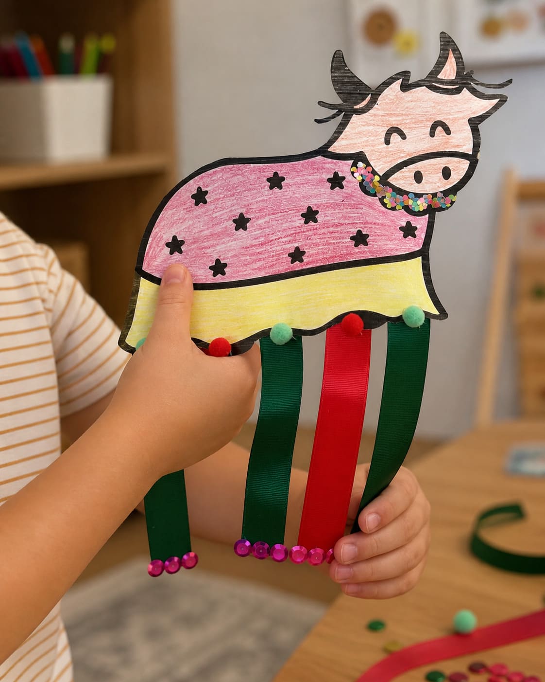 Atividade de Arte: Recorte, Pinte e Decore o Boi-Bumbá - imagem 1