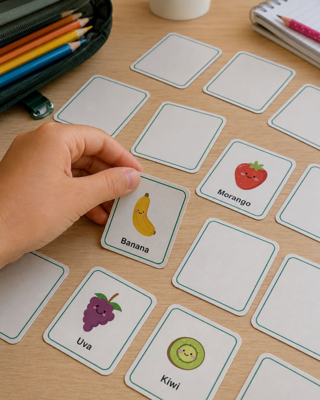 Jogo da memória das frutas - imagem 1