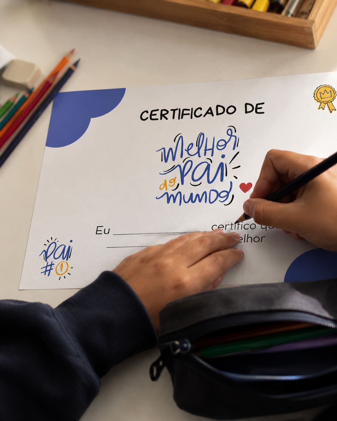Certificado Melhor Pai do Mundo - imagem 1
